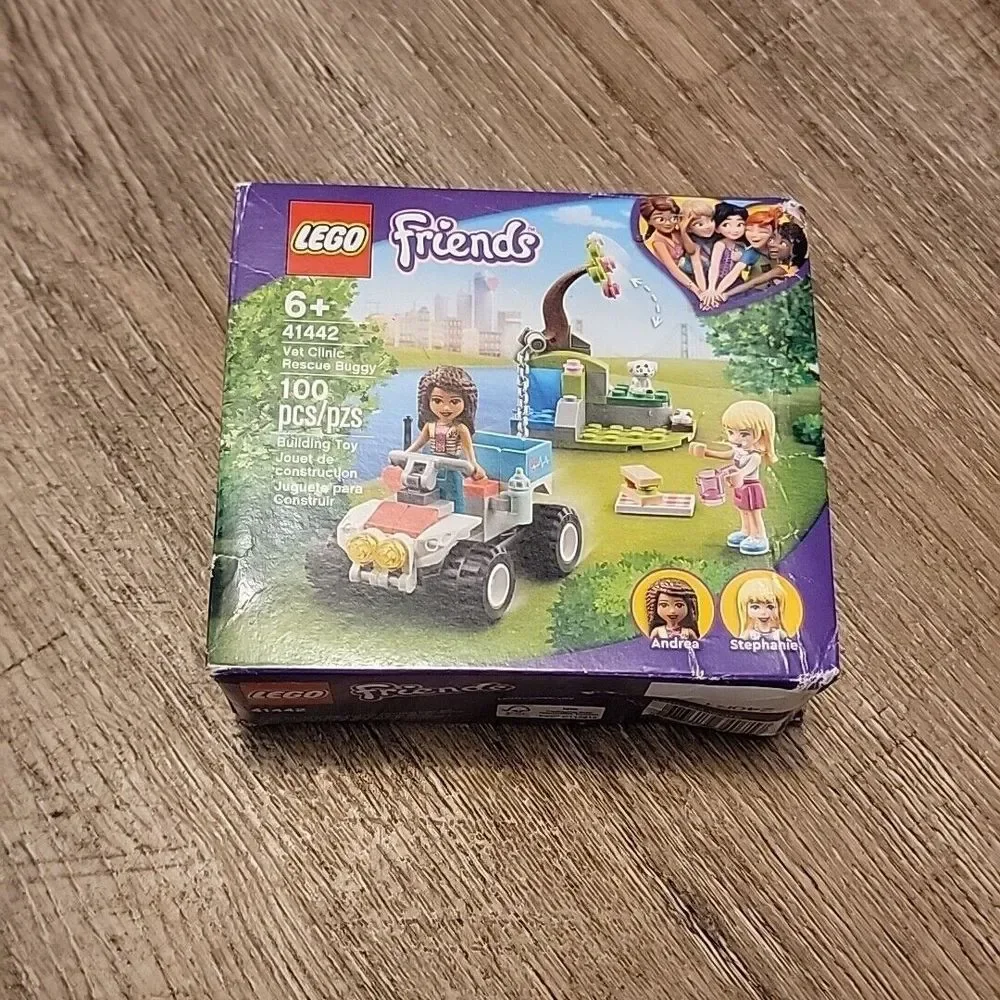 Lego Friends 41442 Vet Clinic Rescue Buggy New Damaged Box